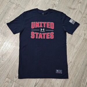 Under Armour Freedom Shirt In Navy -Men Size Small